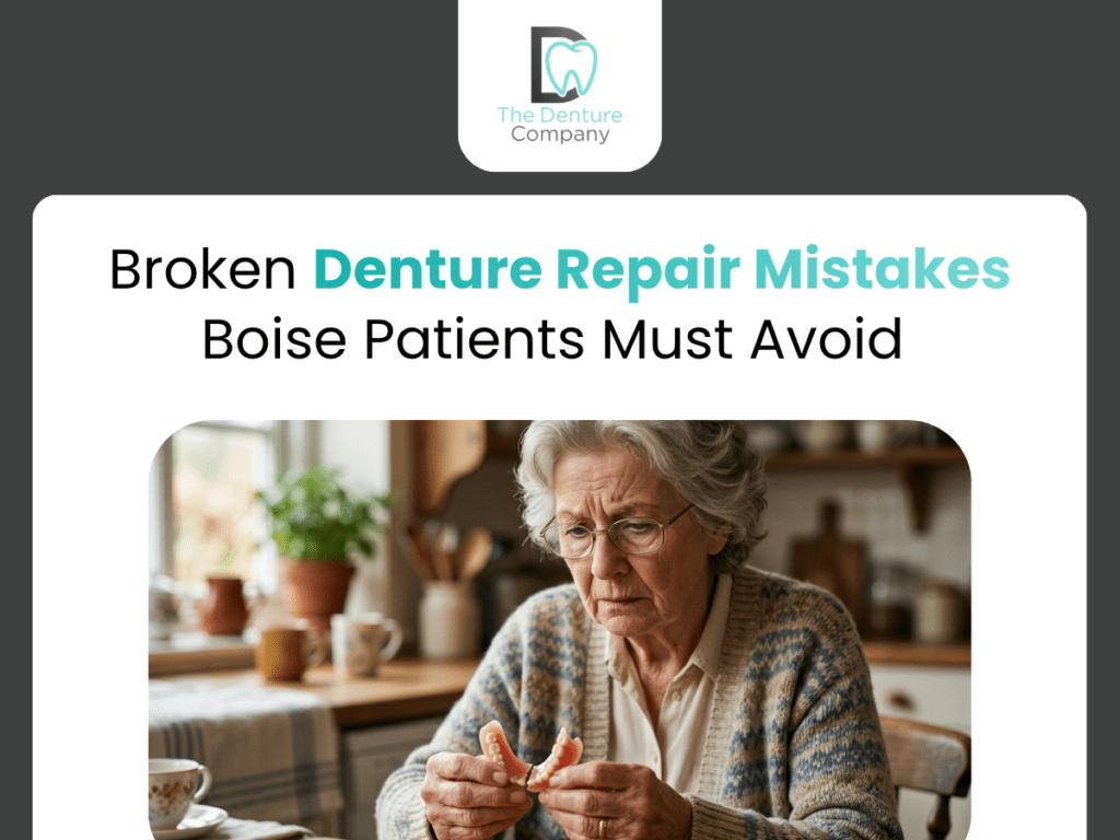 Top Mistakes People Make During Broken Denture Repair